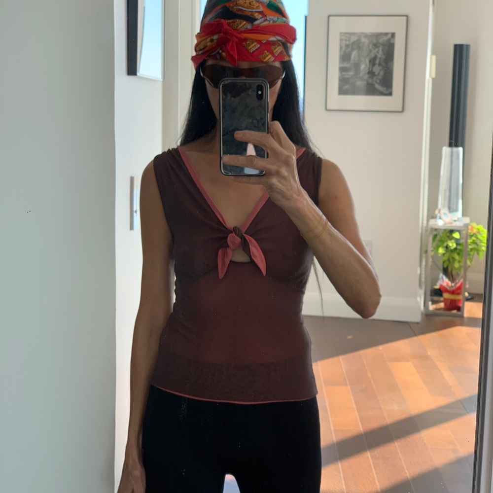 Paolo Pecora Milano mesh top